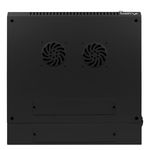 Armario Rack mural 19" 6U F600 600x600x374mm pared desmontado DIY negro Lanberg - WK34200 - 04