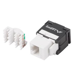 Keystone RJ45 de Lanberg Cat.5E UTP hembra 180 grados