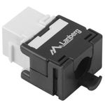 Conexión LSA hembra a hembra de Lanberg KSUA-2000 en color negro y blanco con RJ-45 Plano CAT.6A - RC16200 - 02