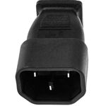 Regleta de enchufes de aluminio para armario rack 19" 1U con 8 Schuko y conector C14 - RE09600 - 07