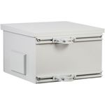 Armario rack 19" para exterior IP55 de 6U en acero inoxidable blanco SOHORack GO 600x600x420 mm - WX17100 - 03