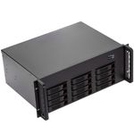 Caja rack 19" IPC ATX 4U 5x3.5" fondo 320mm - CK06500 - 01