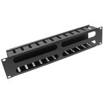 Panel de gestión ordenación de cables para armario rack de 2U x 74 mm - RM03200 - 01