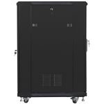 Armario Rack 19" de pie 22U F800 600x800x1216mm negro Lanberg - WL52200 - 03