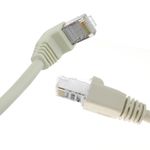 Cable de red de categoría 6 Cat.6 RJ45 acodado-recto FTP 24AWG LAN de 2 m - RJ09800 - 03