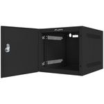 Armario Rack mural 10" 4U F310 280x310x247mm pared desmontado DIY negro Lanberg - TR18700 - 02