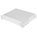 Cajón de 19" 2U 483x360mm carga máxima 90 kg color blanco Lanberg - RR03500 - 05