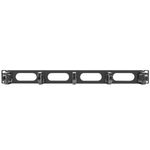 Panel pasacables para armario rack 19" de 5 de anillas 1U Lanberg AK-1205-B - RM13800 - 02