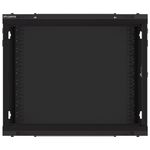 Armario Rack mural 19" 9U F450 600x450x512mm pared desmontado DIY negro Lanberg - WK31900 - 10
