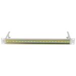 Carril de montaje DIN de 1U TS-35 para rack 19" AK-1801-S blanco - RZ17800 - 03