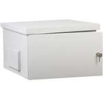 Armario rack 19" para exterior IP55 de 15U en acero inoxidable blanco SOHORack GO 600x600x815 mm - WX17400 - 01