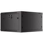 Armario Rack mural 19" 6U F600 600x600x379mm pared desmontado DIY negro Lanberg - WK36600 - 04