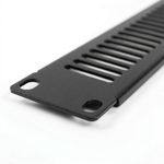 Panel de rejilla de 1U para armario rack 19" Tapa de ventilación negra - RM02600 - 03
