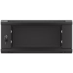 Armario Rack mural 19" 4U F600 600x600x277mm pared desmontado DIY negro Lanberg - WK36200 - 08