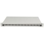 Patch panel blanco para rack 19" 1U 24 SC simplex o LC duplex - FQ10600 - 06