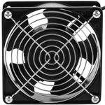 Ventilador de techo para armario rack 19" de 120mm 220VAC con rejilla y cable de alimentación - RK05100 - 02
