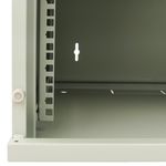 Armario Rack 19" Mural 6U 540x450x312mm Gris Claro RAL 7035 SOHOrack - WQ01200 - 08