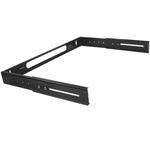 Estructura rack mural 19" de 1U configurable en profundidad para instalación a pared - RR04100 - 02