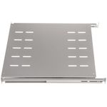 Bandeja telescópica ajustable para armario rack 19" de 1U y fondo 550mm blanco - RZ02700 - 02