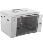Armario rack mural 19'' 6U 600x450x372 mm de pared SOHORack de RackMatic de color blanco RAL 9035 - WR41200 - 01