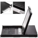 Consola rack con pantalla de 17" y conmuntador KVM de 32 puertos a través de cable UTP Cat.6 - RK02100 - 02