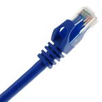 Cable de red ethernet Cat. 6a UTP de 0,5 m de color azul - LJ01200 - 04