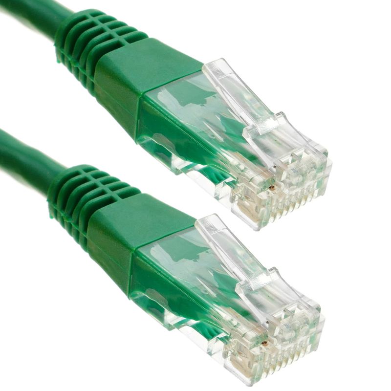 Cable de red ethernet Cat. 6 UTP de 2 m de color verde - RJ02400 - 01