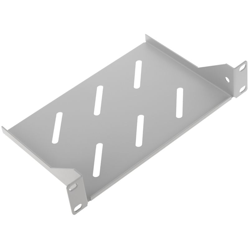 Bandeja para armario rack 10" fijación frontal 1U profundidad de 150mm en color blanco - TR03000 - 01