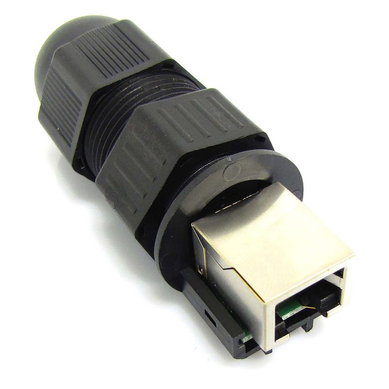 Keystone RJ45 hembra a RJ45 hembra Cat.6 UTP con protección IP68 - RD06900 - 01