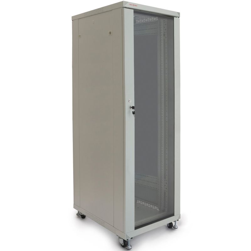 Armario rack 19" de pie 33U 600x800x1600mm blanco MobiRack de RackMatic - WR06200 - 01