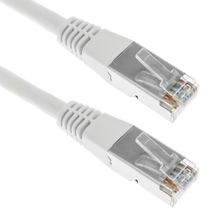 Cable de red ethernet Cat. 6 FTP de 1 m de color blanco - RY03300 - 01