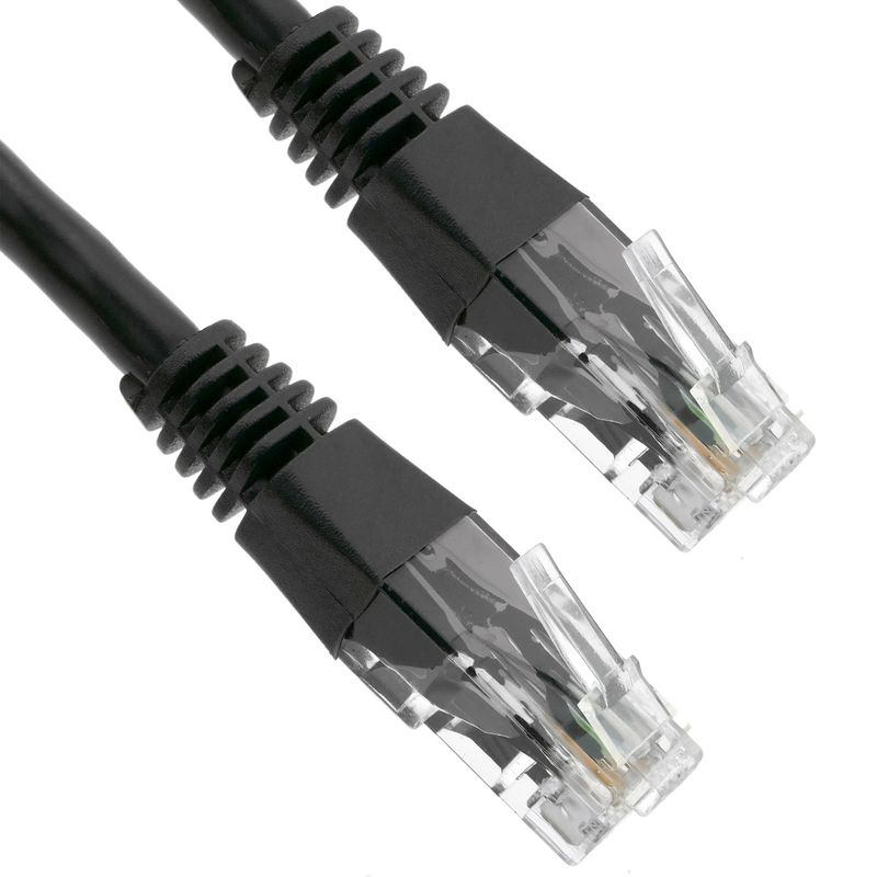 Cable de red ethernet Cat. 6 UTP de 2 m de color negro - RJ04400 - 01