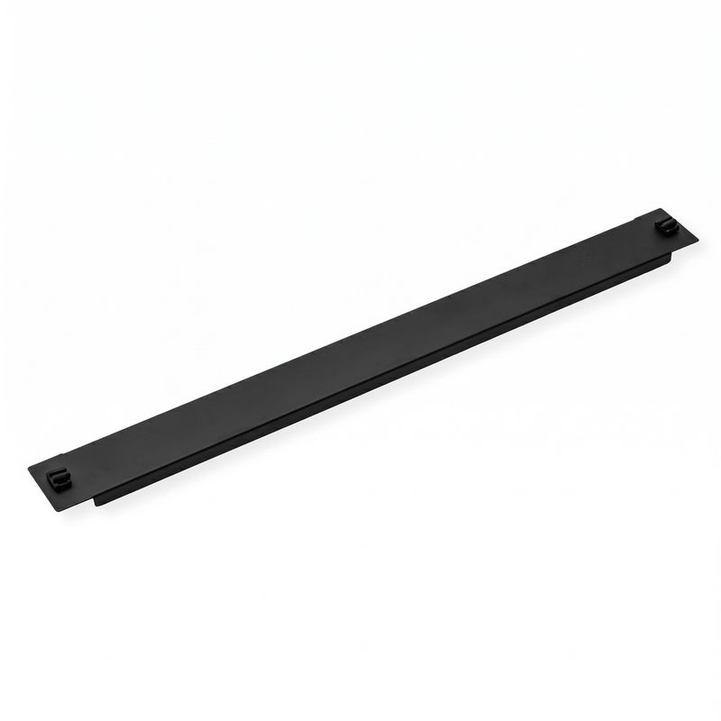 Panel ciego de 1U para armario rack 19" Tapa metal negra a presión - RM07500 - 01