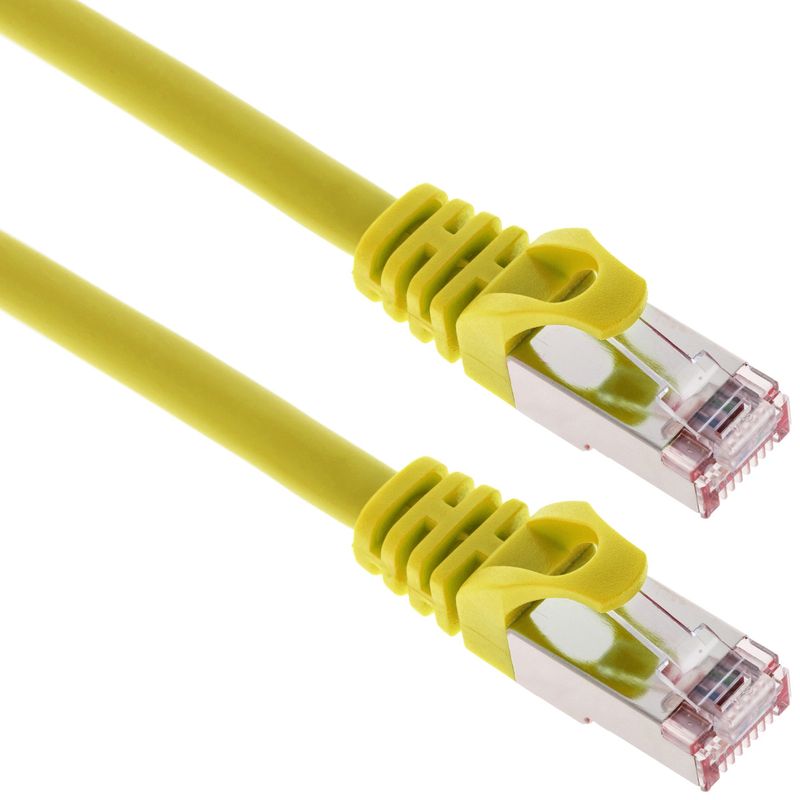 Cable de red ethernet Cat. 6a FTP de 5 m de color amarillo - LJ23700 - 01