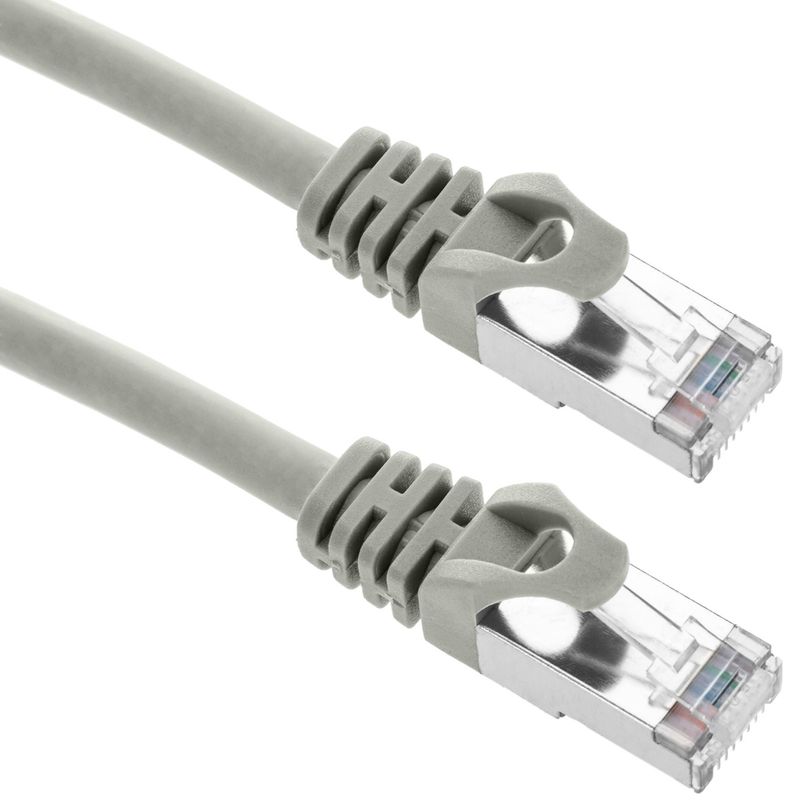 Cable de red ethernet Cat. 6a SFTP de 2 m de color gris - RU06400 - 01