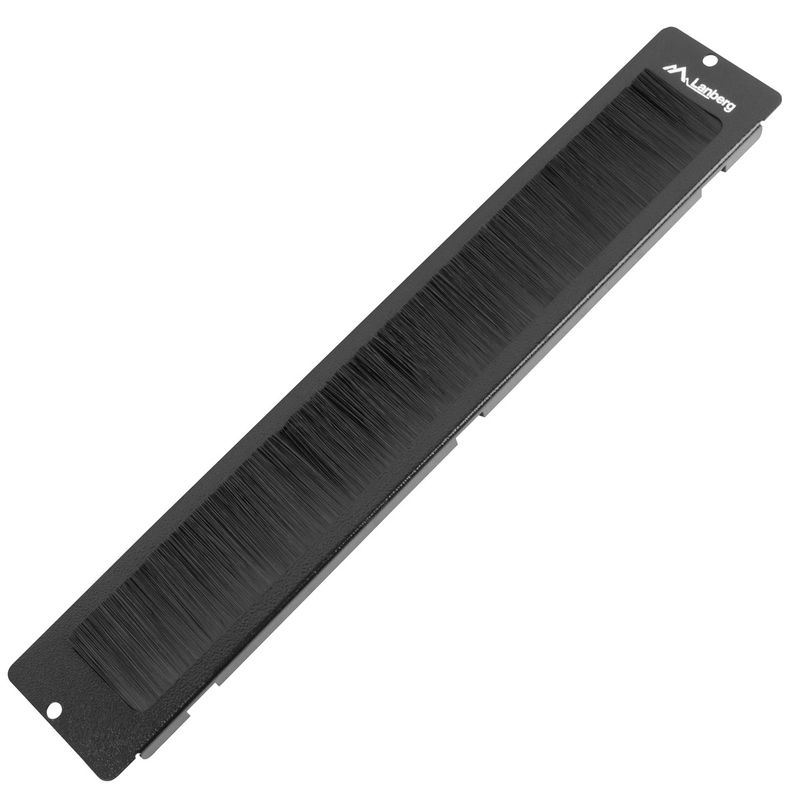 Panel pasacables de techo para armario rack 19" con cepillo Lanberg AK-1105-B - RM14400 - 01