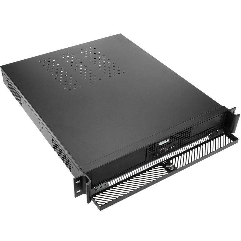 Caja rack 19" IPC mini-ITX 1.3U 1 x 5.25" o 4 x 3.5" profundidad 508 mm - CK00700 - 01