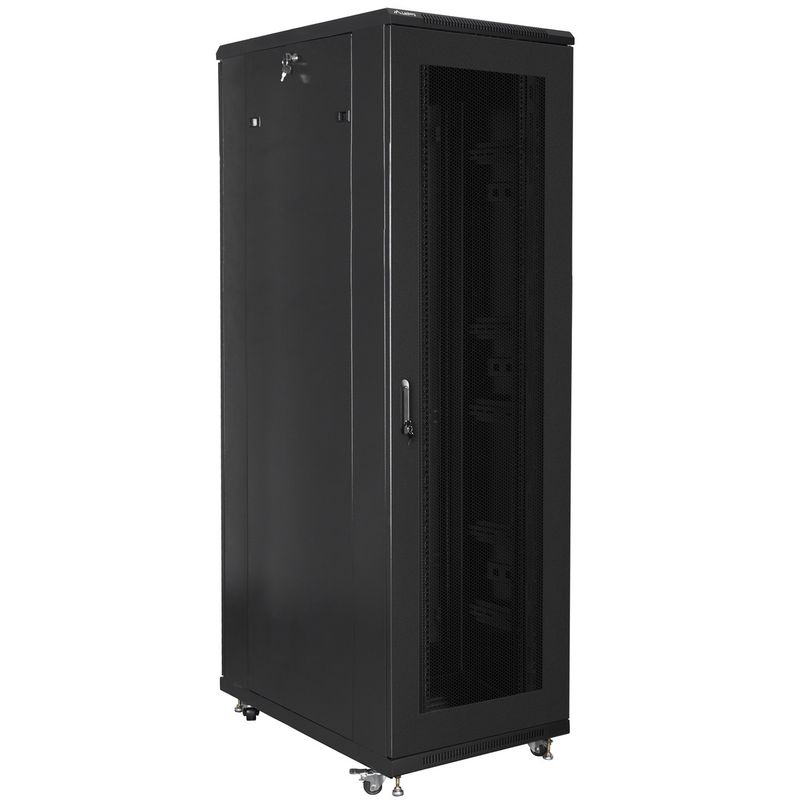 Armario Rack 19" de pie 42U F1000 800x1000x2047mm negro Lanberg - WL56300 - 01