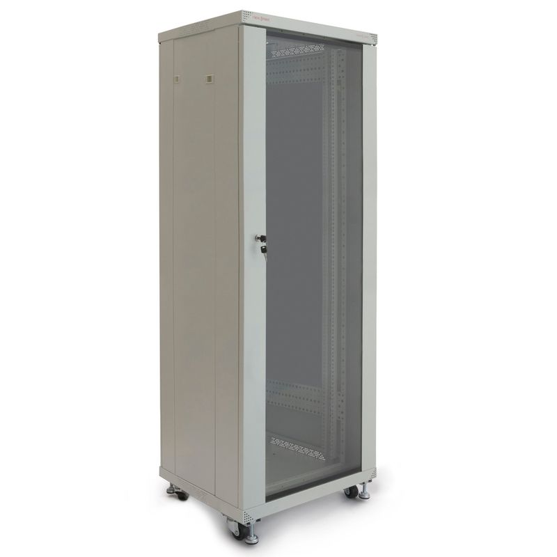 Armario rack 19" de pie 33U 600x600x1600mm blanco MobiRack DIY desmontado - WR06100 - 01