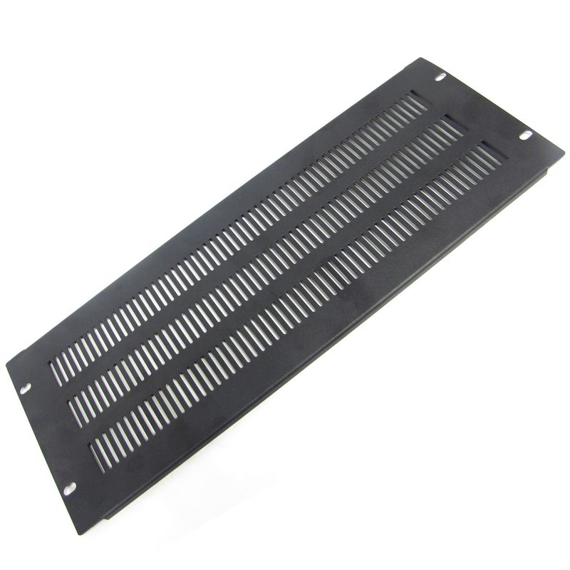 Panel de rejilla de 4U para armario rack 19" Tapa de ventilación negra - RM02900 - 01