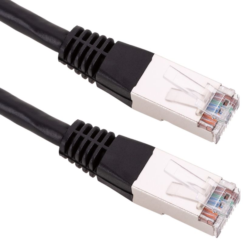Cable de red ethernet Cat. 6 FTP de 3 m de color negro - RU04500 - 01