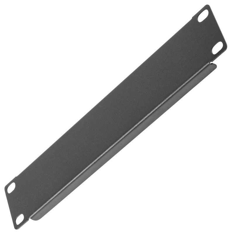 Panel ciego de 1U para armario rack 10" Tapa negra Lanberg AKP-1403-B - RM14500 - 01