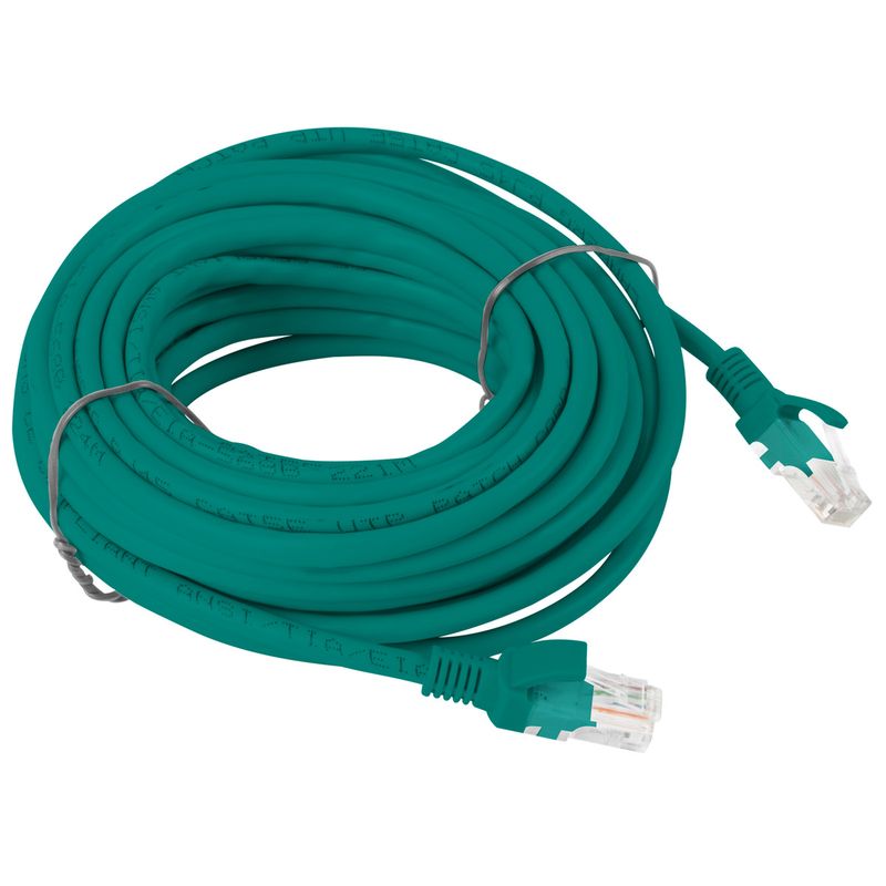 Cable de red ethernet Cat. 6 UTP de 10 m de color verde PCU6-10CC-1000-G - RJ22300 - 01