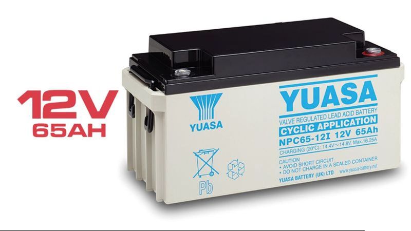 Batería Yuasa NPC65-12I plomo-ácido 12V 65Ah - NPC65-12I - 01