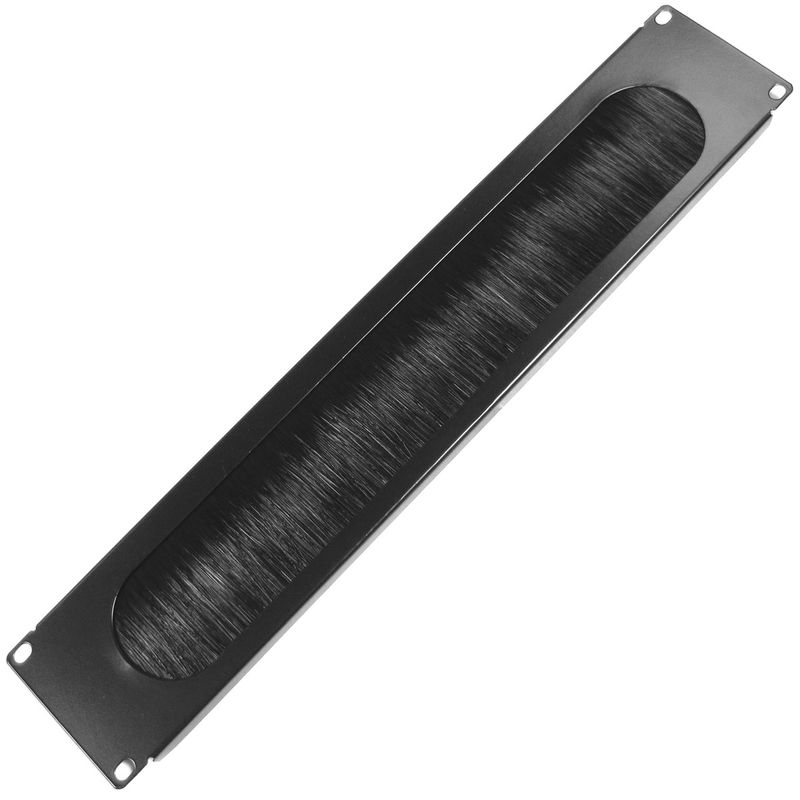 Panel pasacables guíacables para armario rack 19" 2U con cepillo para gestión de cables - RV01400 - 01