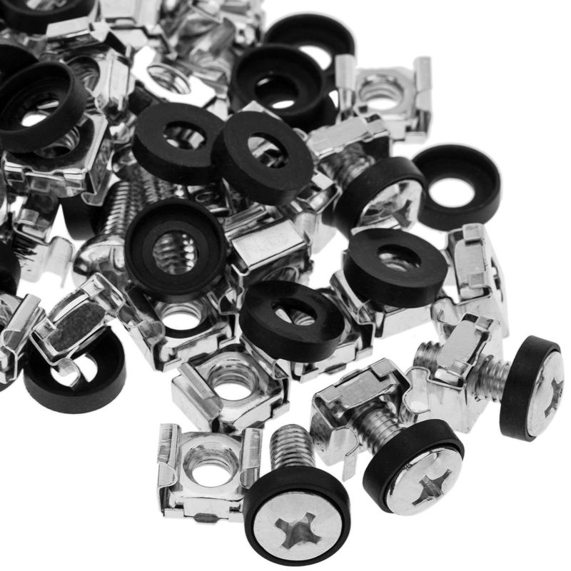 Tornillos M6 para Rack 19 20-pack de color plateado - RM06200 - 01