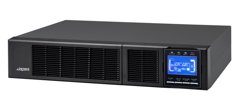 SAI Lapara 6000VA/6000W v1.0, on-line, doble conversión, Rack 2U+3U - LA-ON-6K-RACK - 01