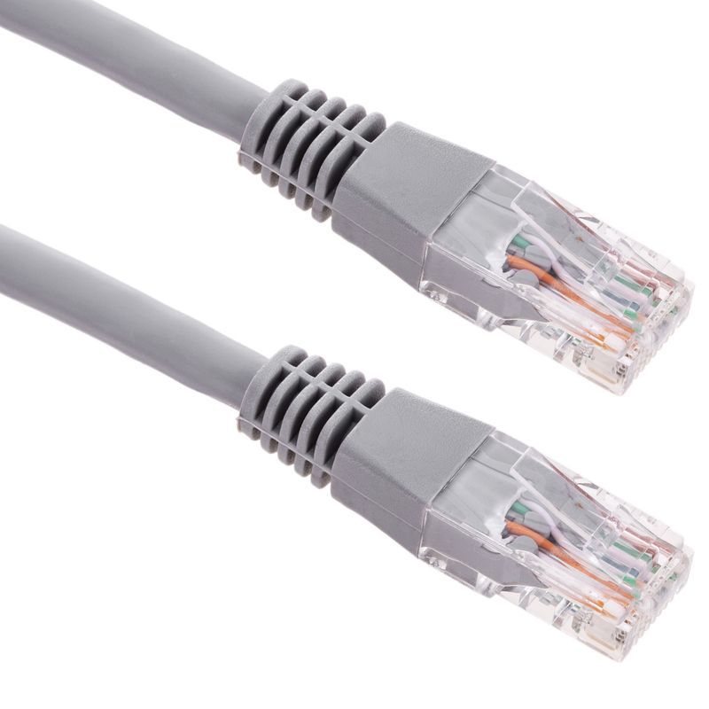 Cable de red ethernet RJ45 LSHF UTP Cat.6 gris 10 m - HF06800 - 01