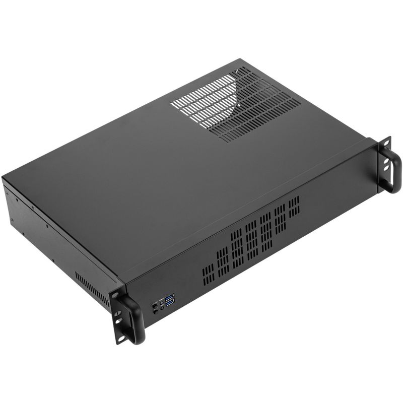 Caja rack 19" IPC Micro-ATX (mATX) y Mini-ITX, 2U 3 x 3.5" fondo 300 mm - CK01700 - 01