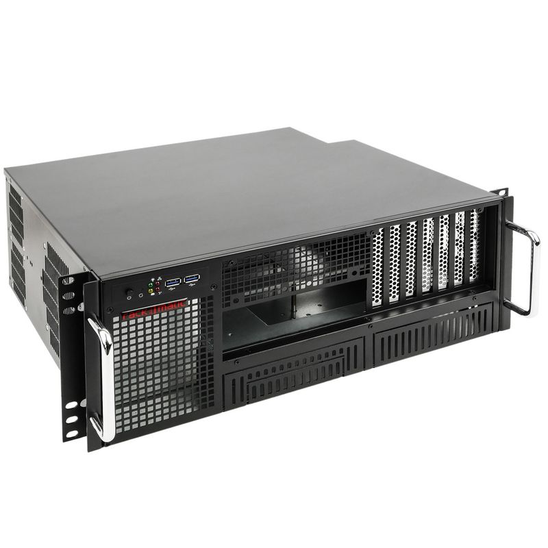Caja rack 19" IPC ATX 4U 2x5.25" 6x3.5" fondo 380mm - CK03600 - 01